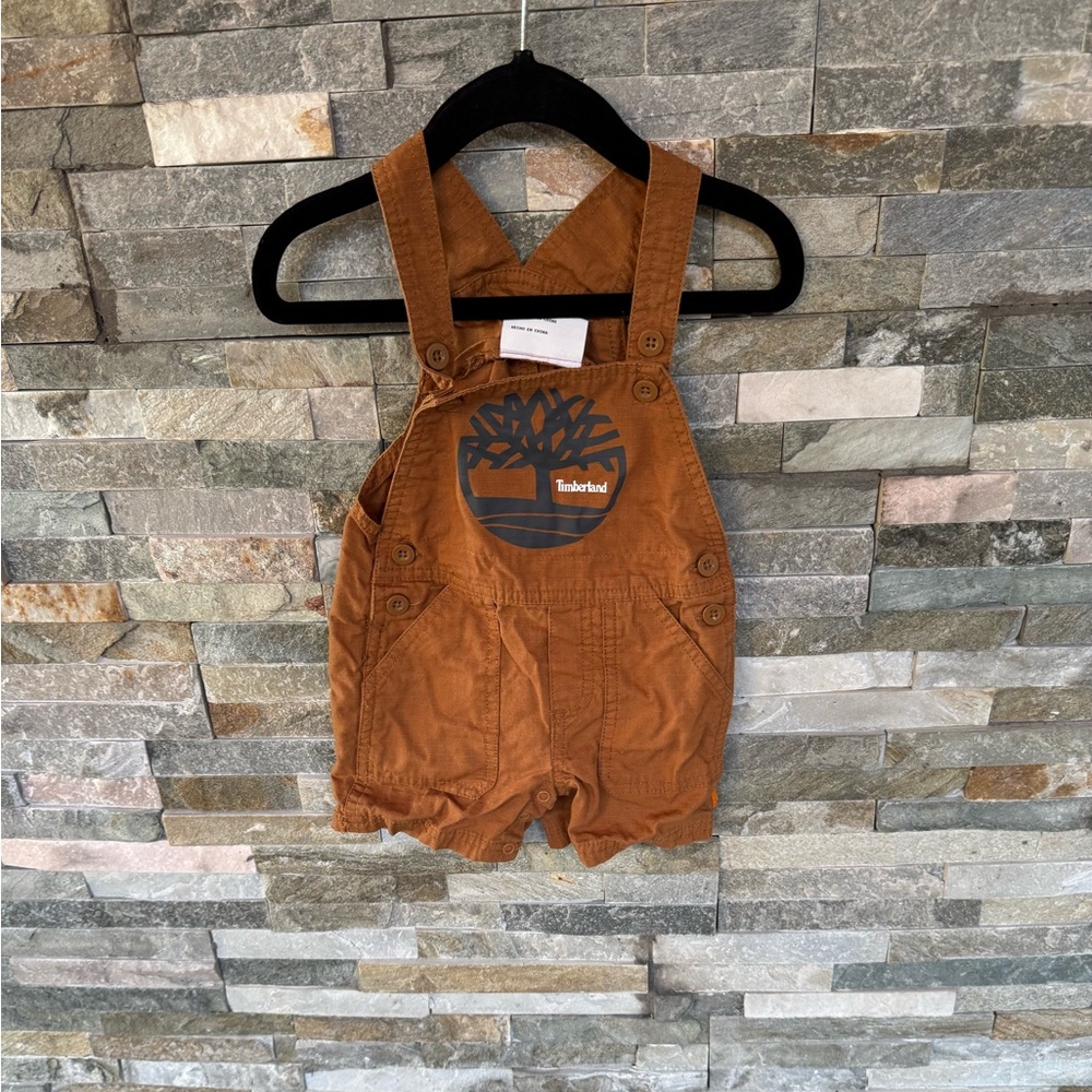 Timberland Kids Tan Overalls
